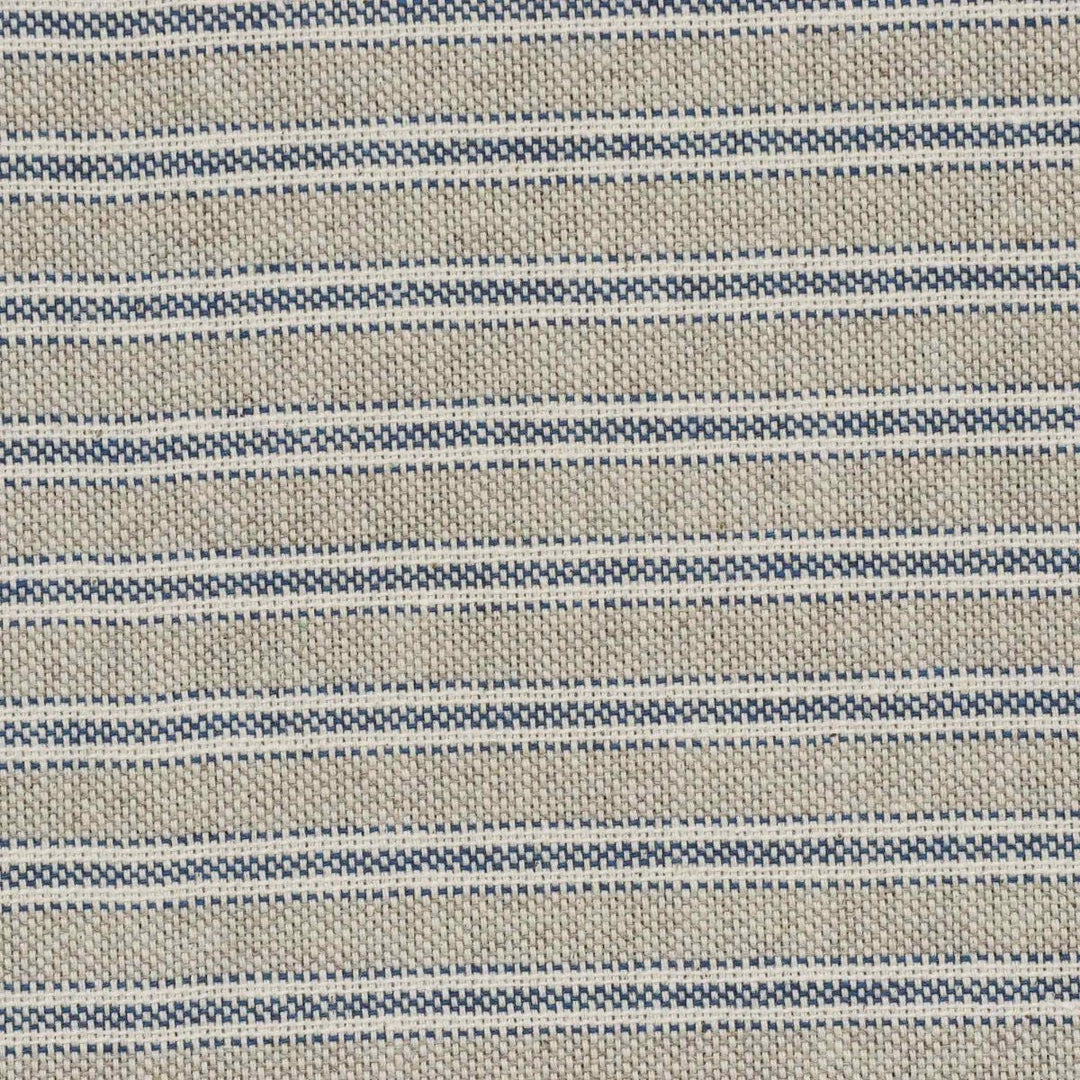 Yale Ticking Stripe Blue Double Width Fabric