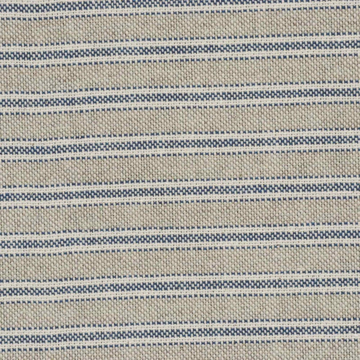 Yale Ticking Stripe Blue Double Width Fabric