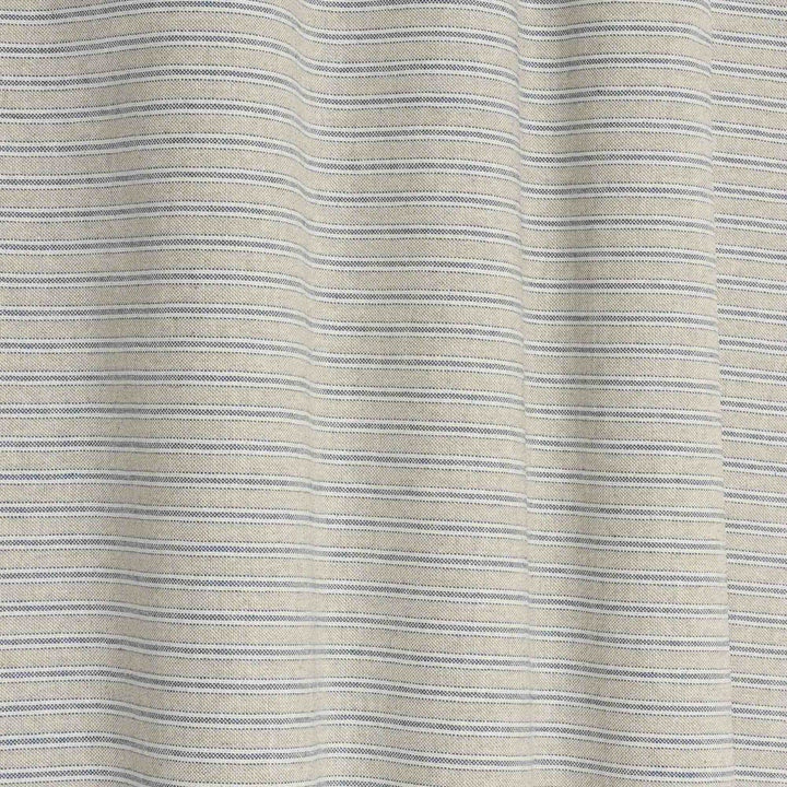 Yale Ticking Stripe Blue Double Width Fabric