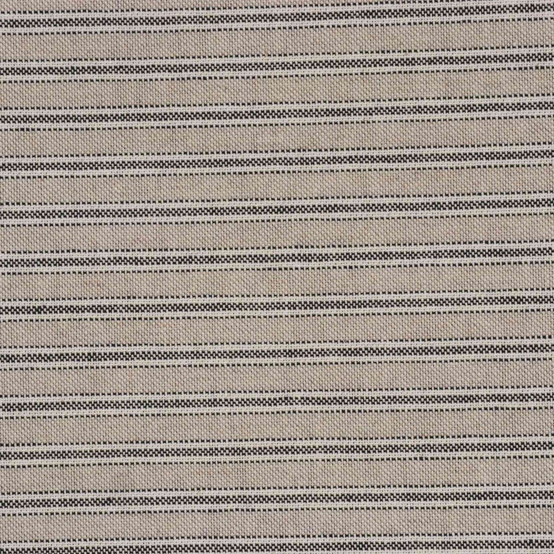 Yale Ticking Stripe Charcoal Double Width Fabric