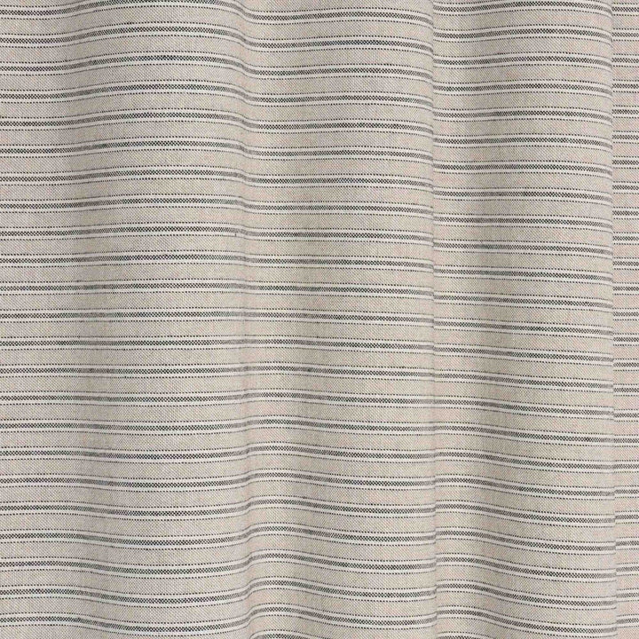 Yale Ticking Stripe Charcoal Double Width Fabric