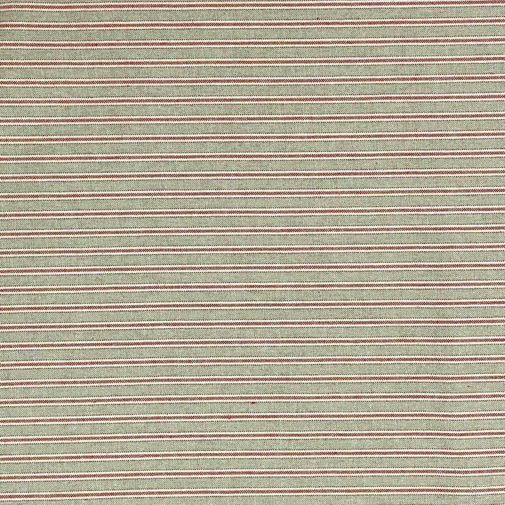 Yale Ticking Stripe Red Double Width Fabric