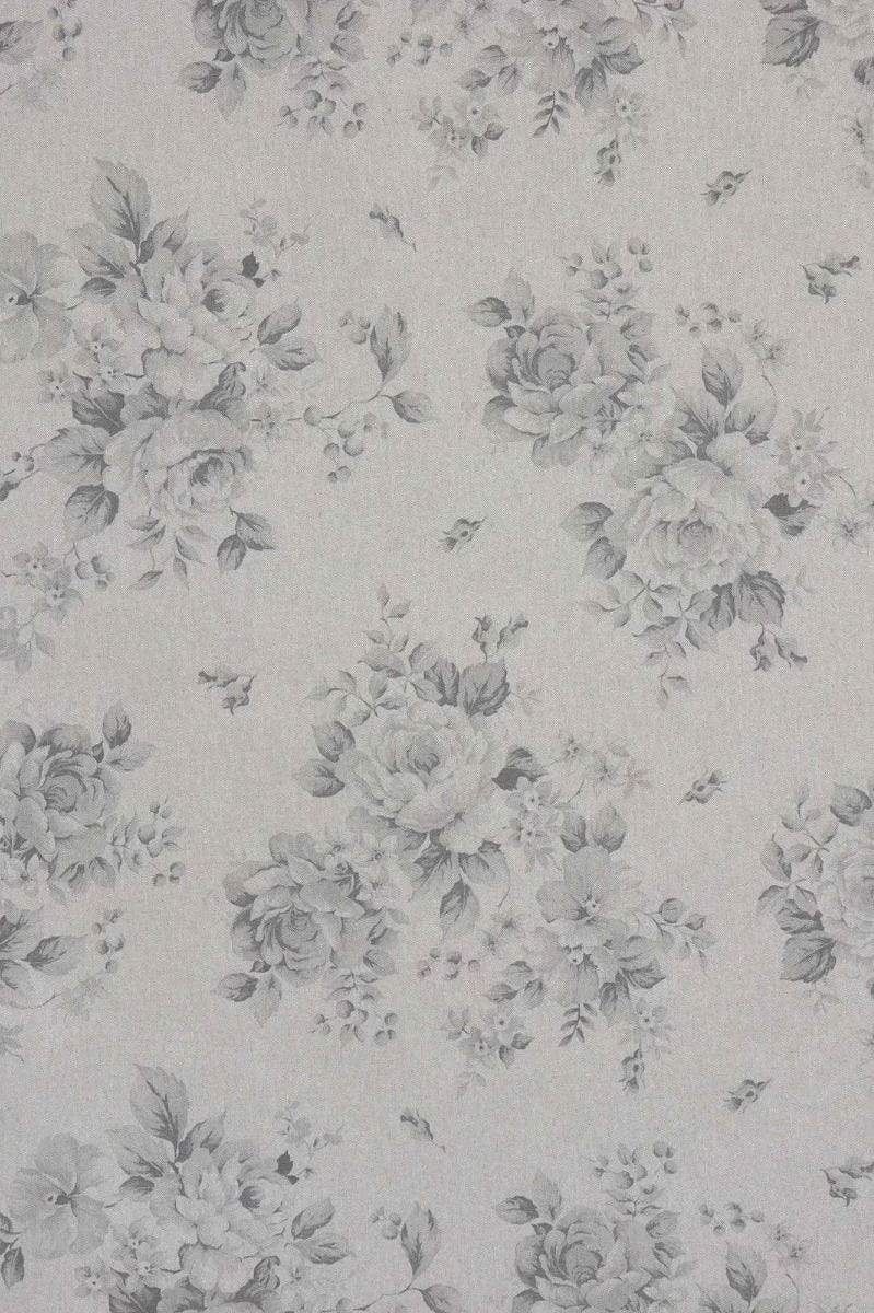 Dorothy Rose Dove Grey Double Width Fabric
