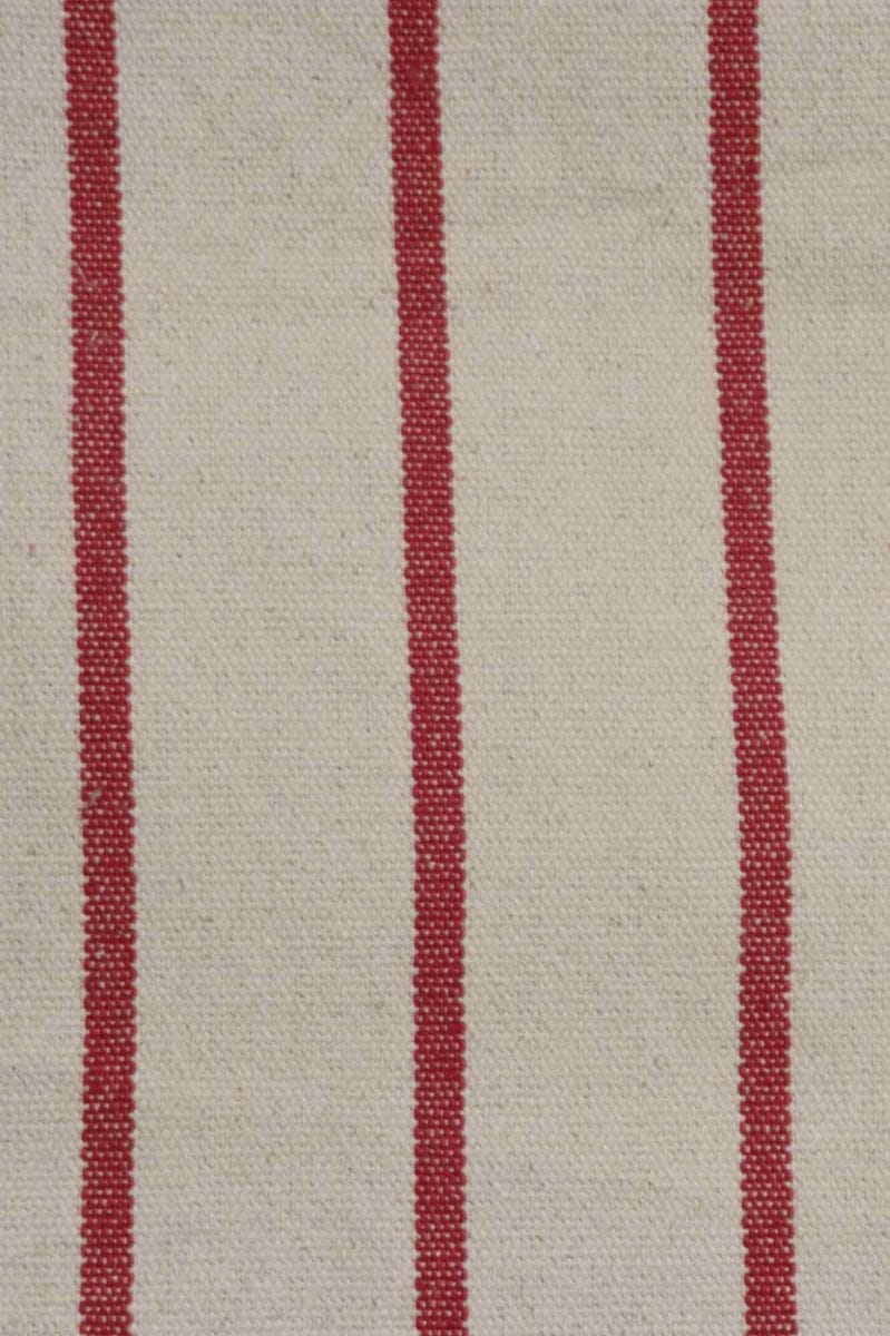 Austin Deck Stripe Red Fabric