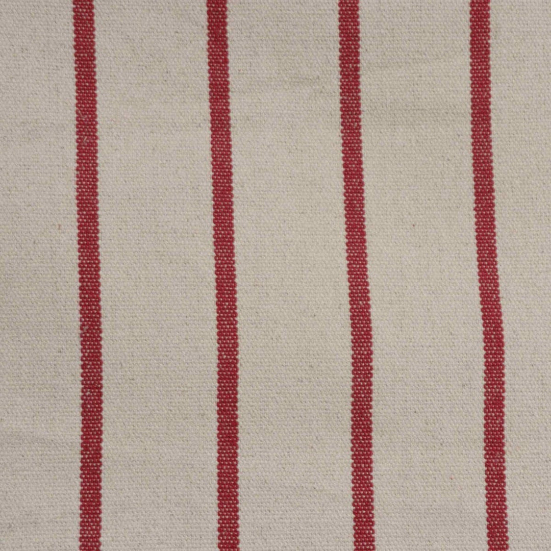 Austin Deck Stripe Red Fabric