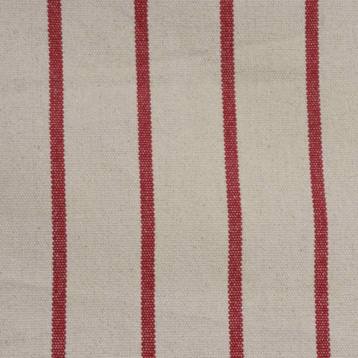 Austin Deck Stripe Red Fabric