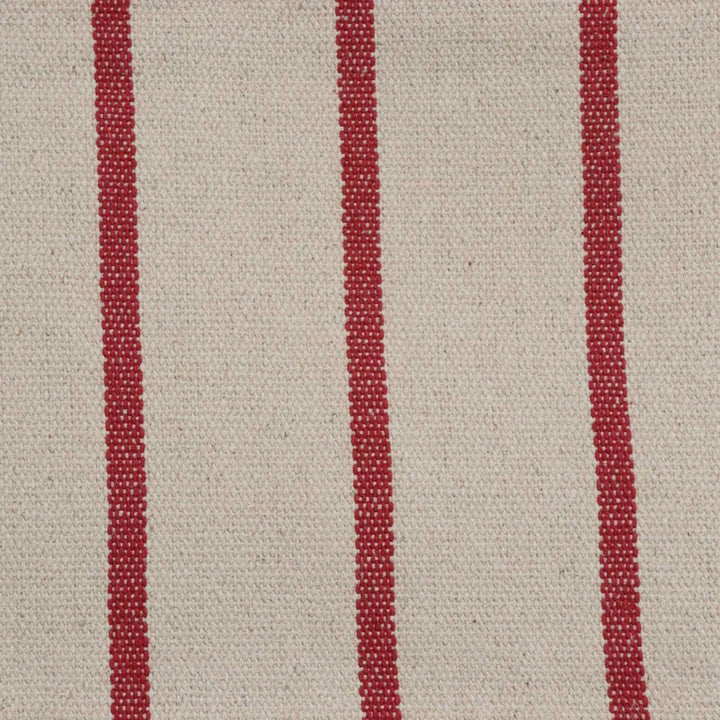 Austin Deck Stripe Red Fabric