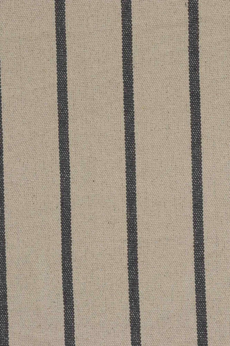 Austin Deck Stripe Grey Fabric