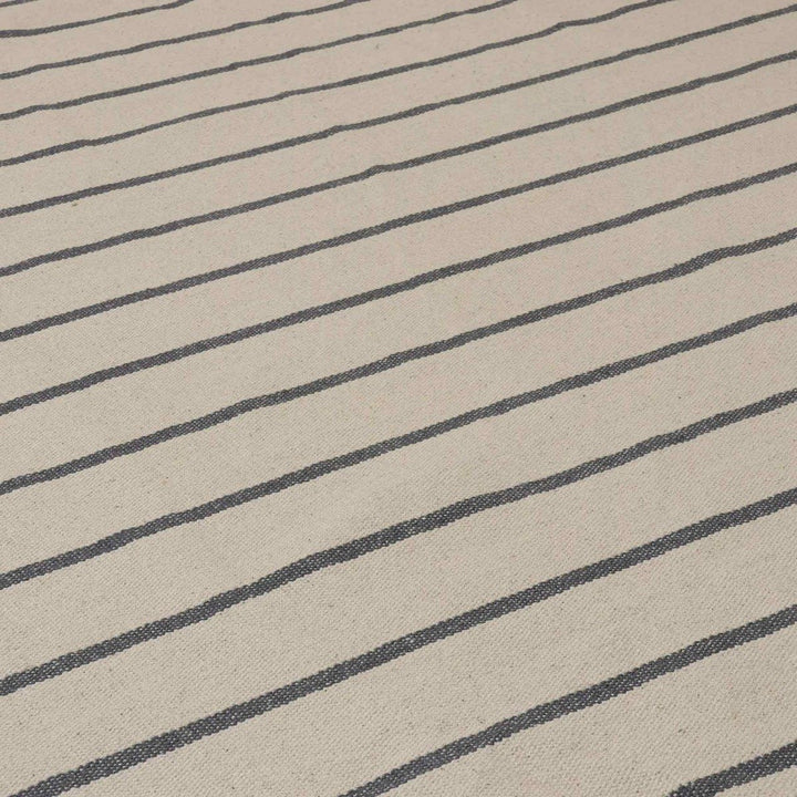 Austin Deck Stripe Grey Fabric