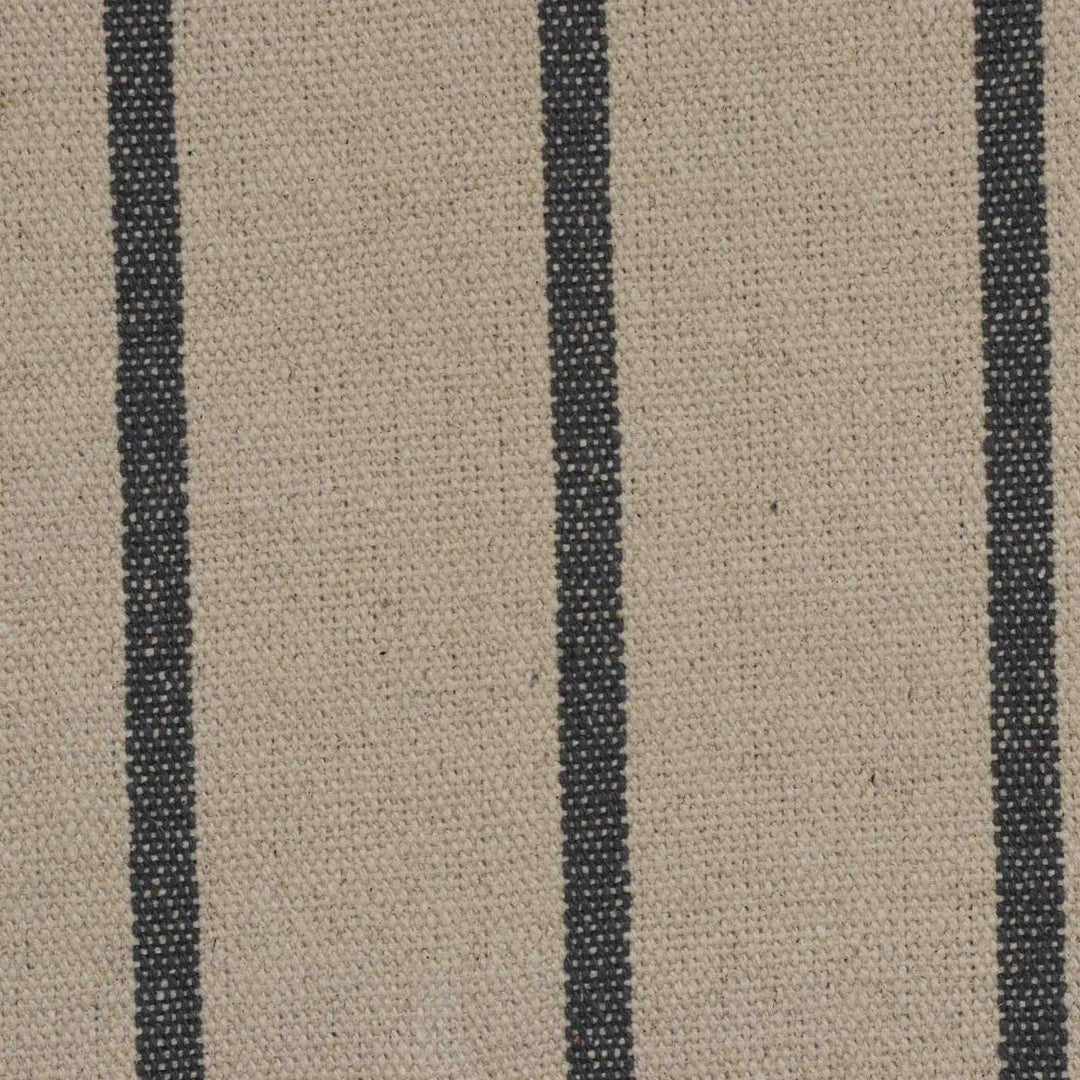 Austin Deck Stripe Grey Fabric