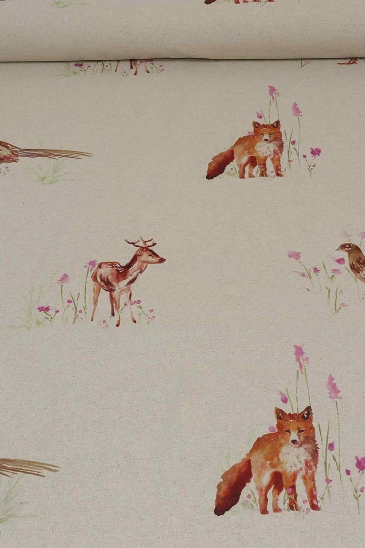 Clearance Wildlife Cubs Fabric