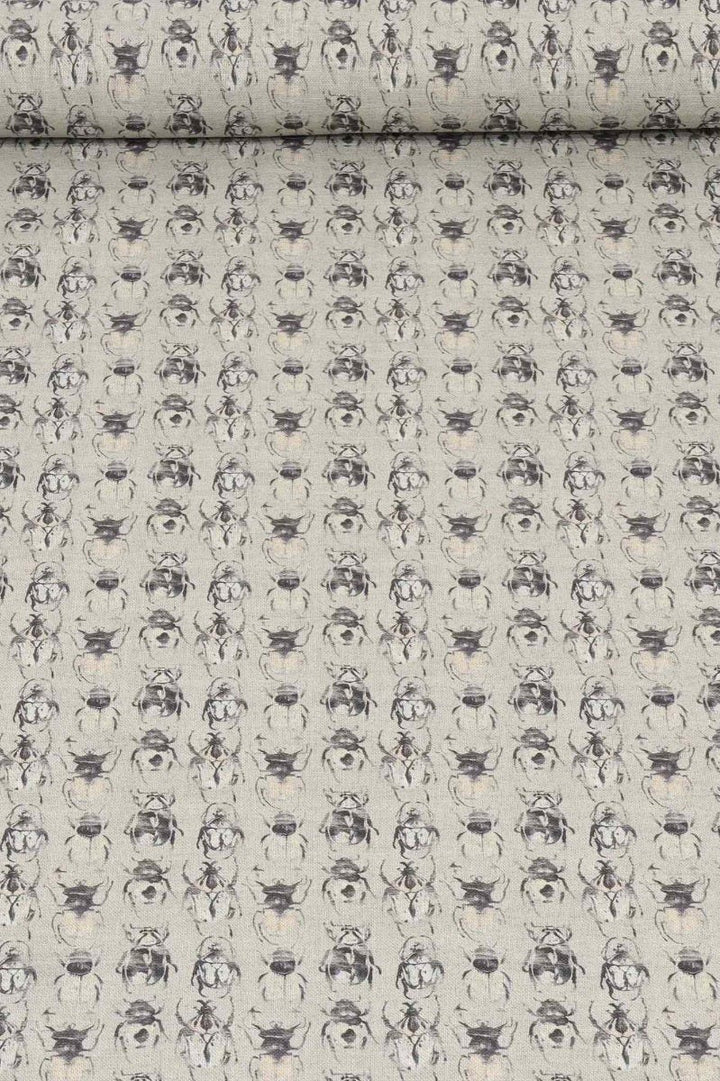 Clearance Botanical Meadow Bugs Fabric