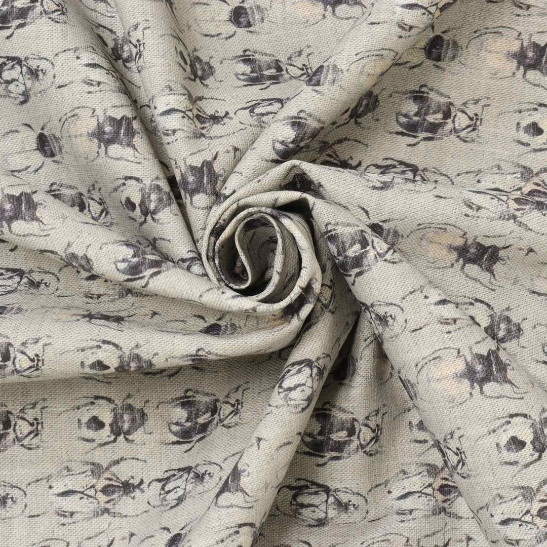 Clearance Botanical Meadow Bugs Fabric