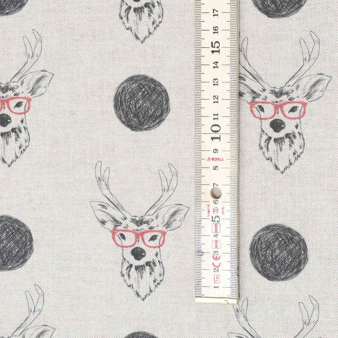 Comical Reindeer Fabric