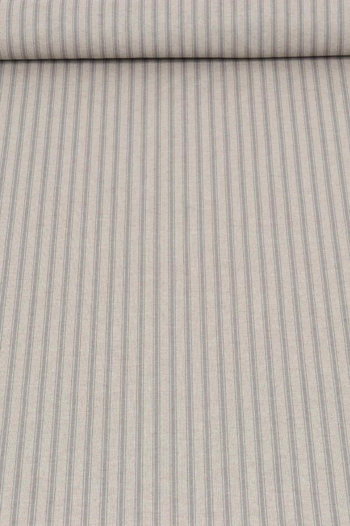 Deck Stripe Grey 140cm Fabric