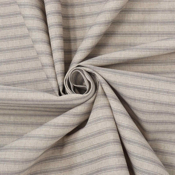 Deck Stripe Grey 140cm Fabric