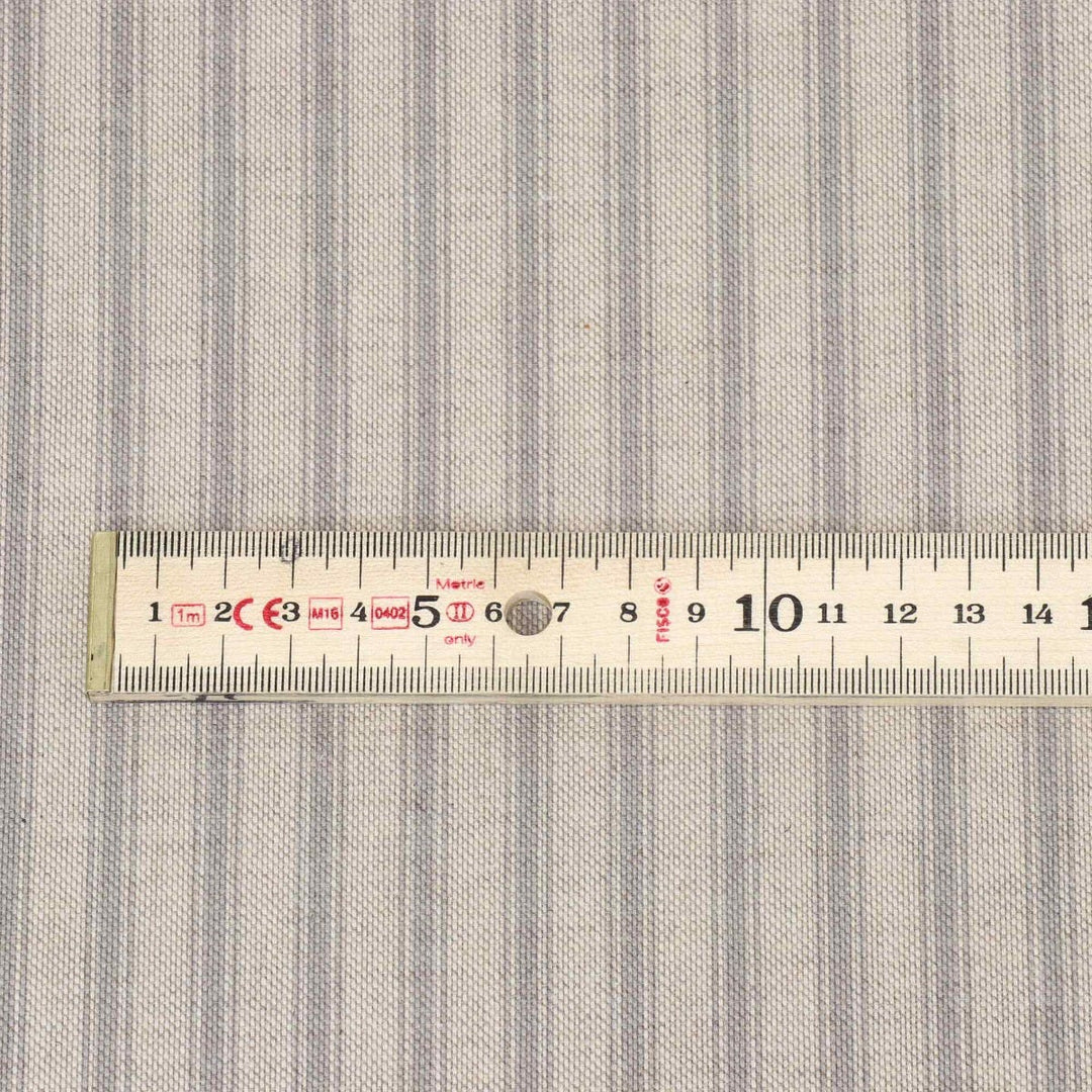 Deck Stripe Grey 140cm Fabric