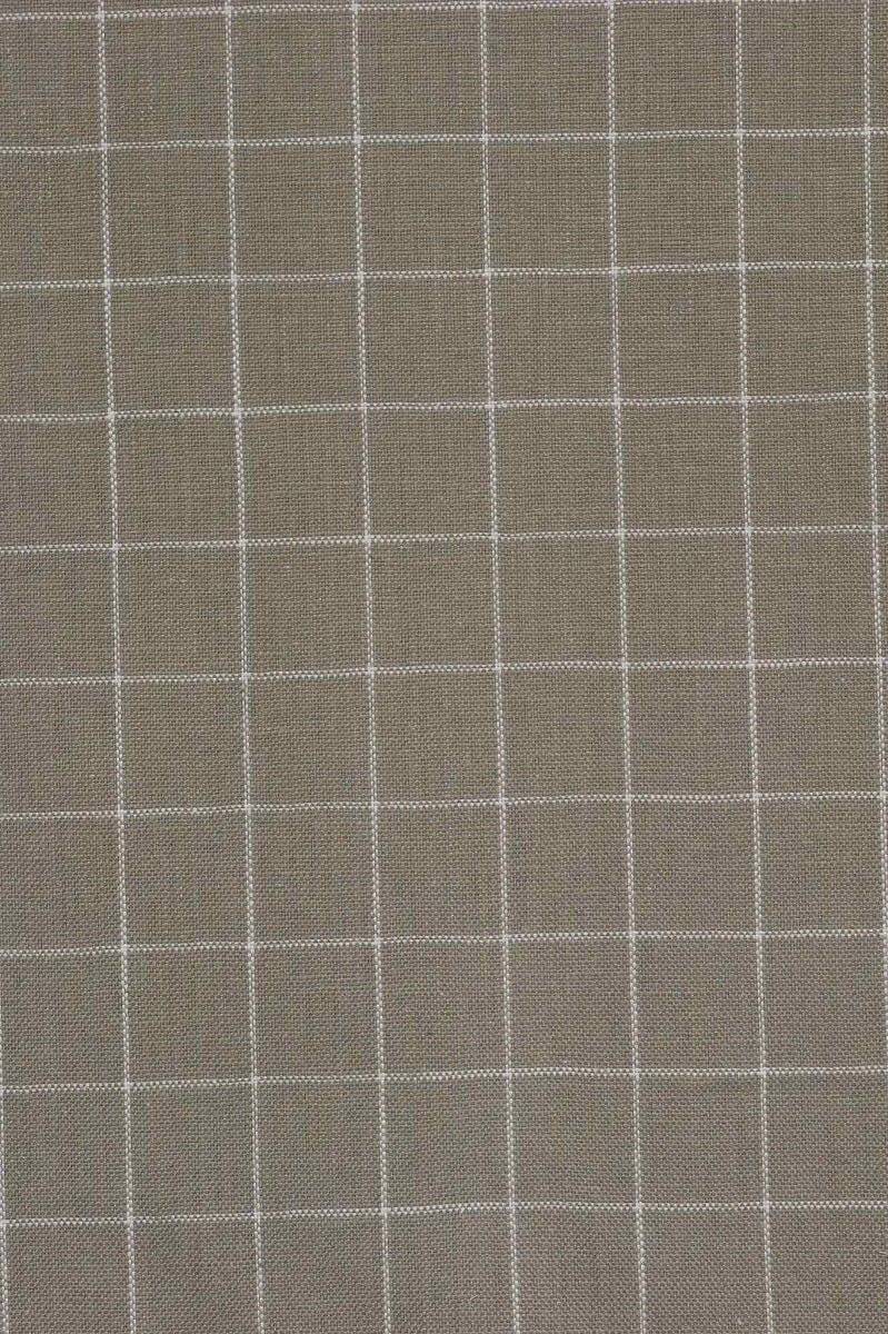 Chalk Check White Fabric