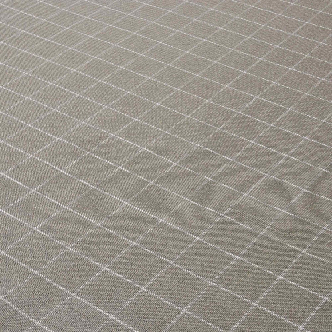 Chalk Check White Fabric