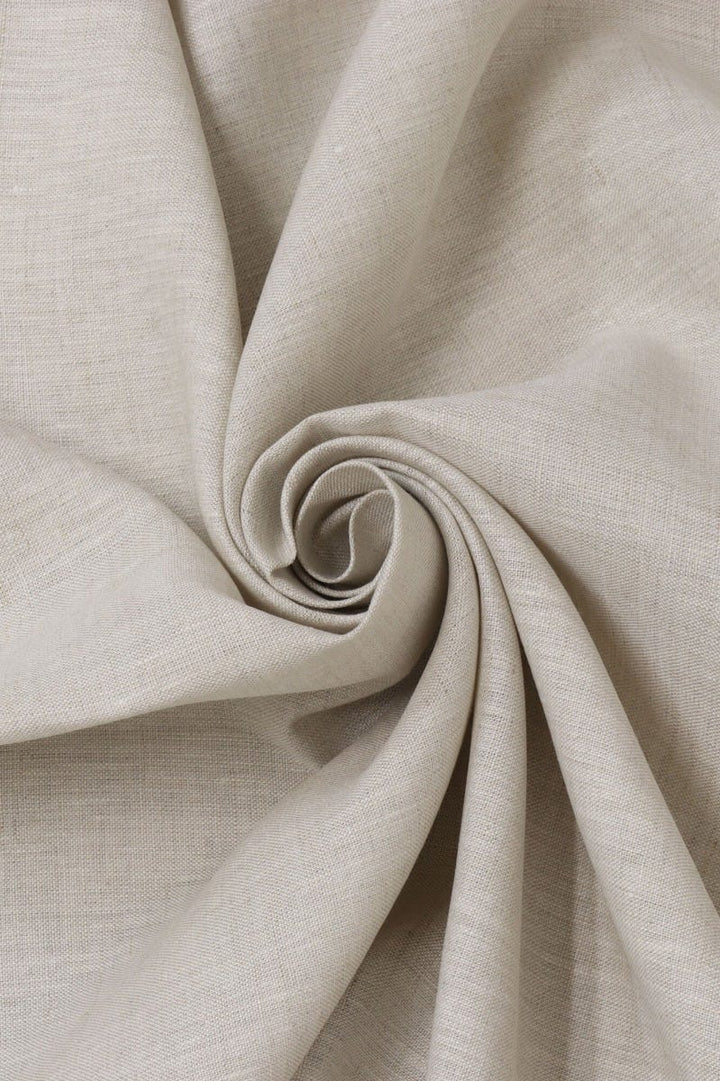 Russian Linen White Fabric  