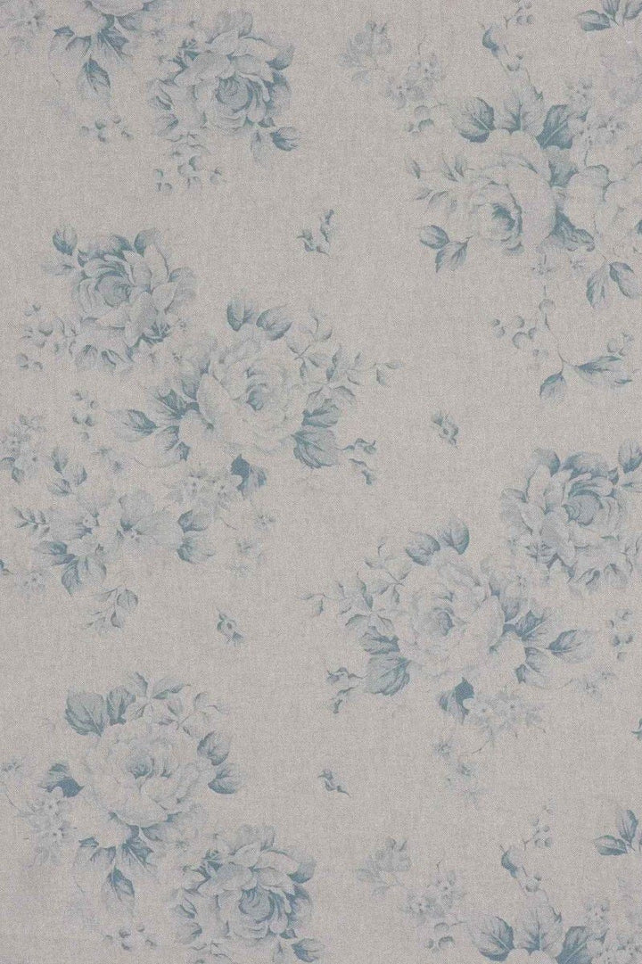 Dorothy Rose Kingfisher Blue Double Width Fabric