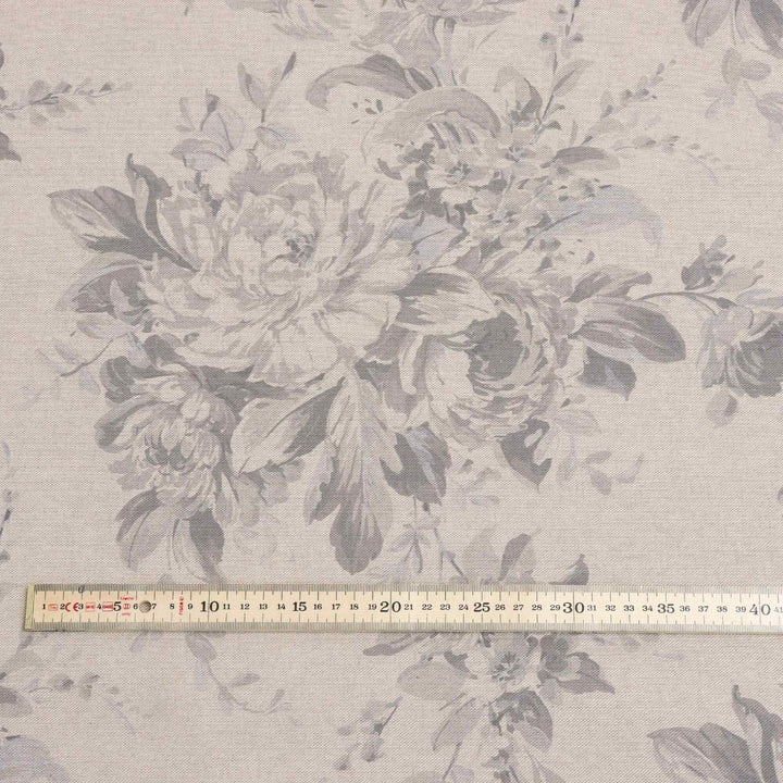 Camilla Faded Rose Grey Double Width Fabric