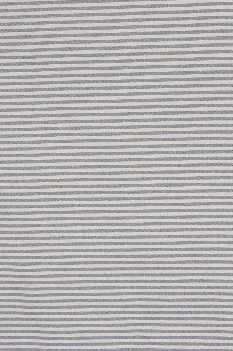 Cambridge Stripe Blue Double Width Fabric