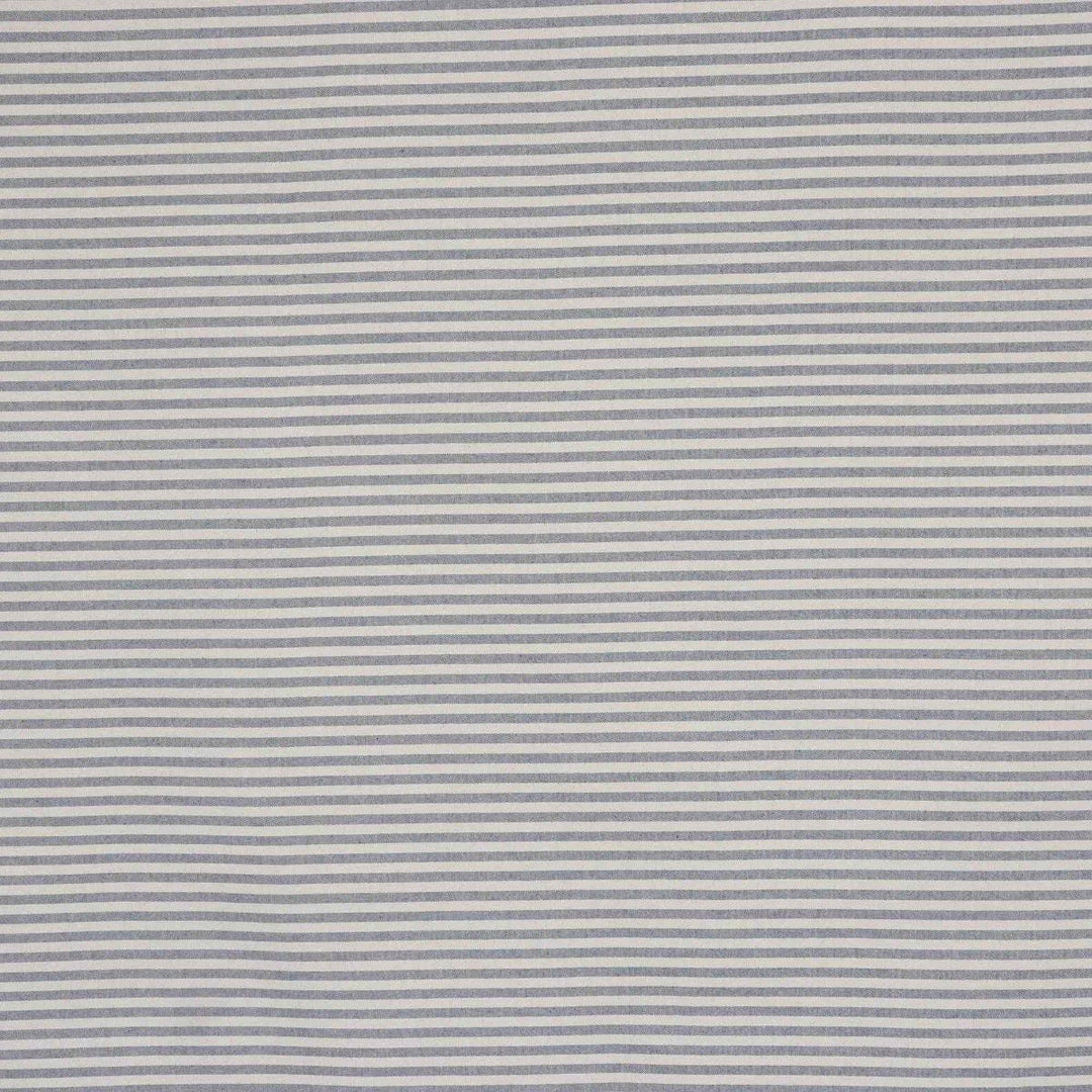 Cambridge Stripe Blue Double Width Fabric