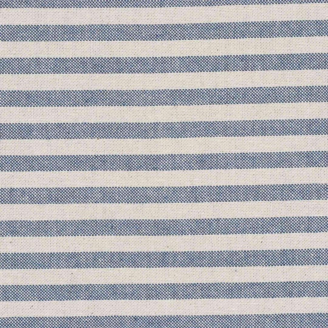 Cambridge Stripe Blue Double Width Fabric