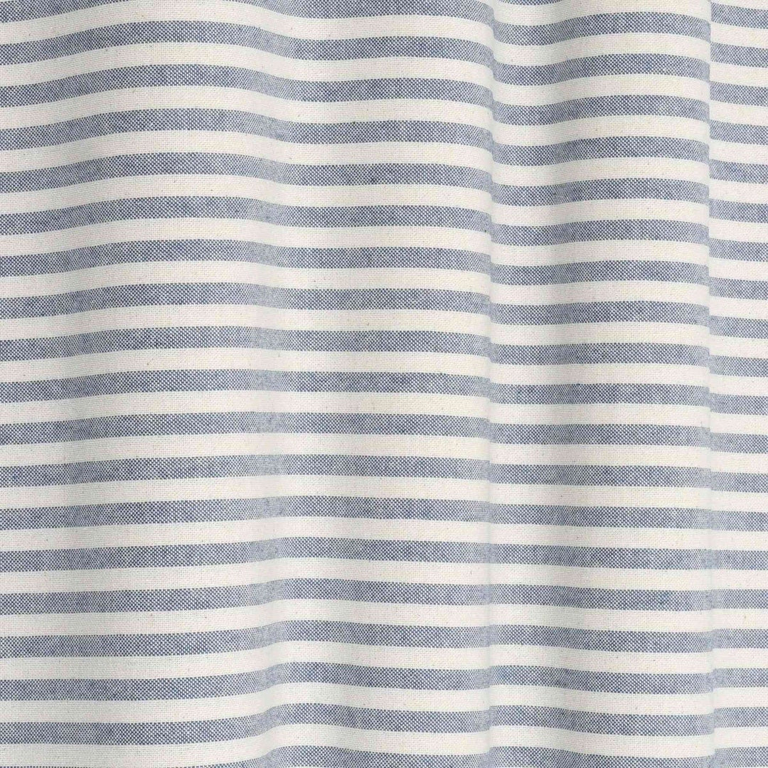 Cambridge Stripe Blue Double Width Fabric