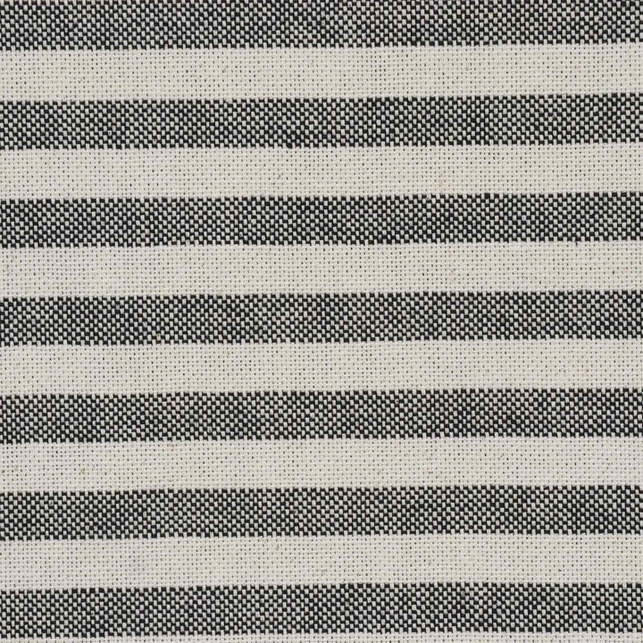 Cambridge Stripe Charcoal Double Width Fabric