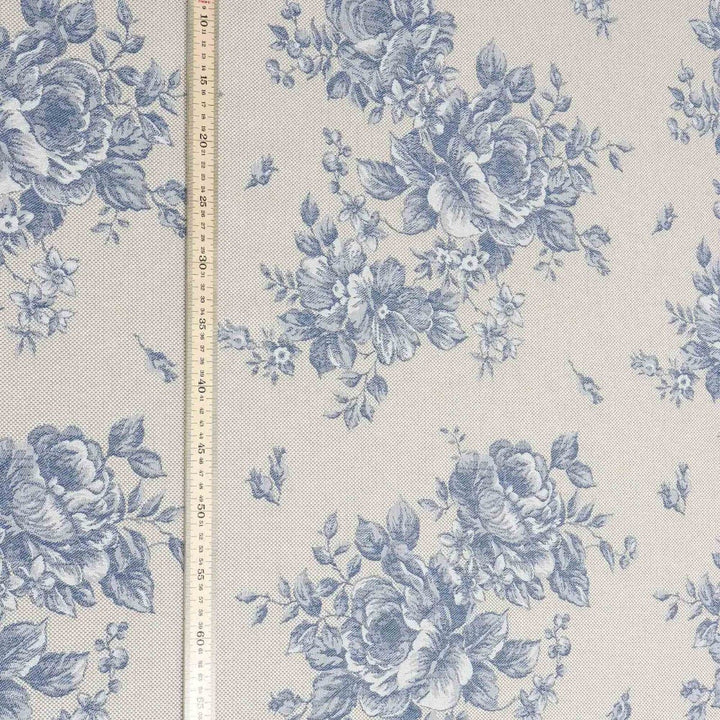 Belle Rose in Blue Fabric