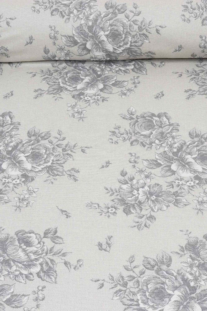 Belle Rose in Grey Fabric
