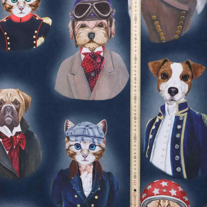 The Pooch & Tabby Navy Fabric