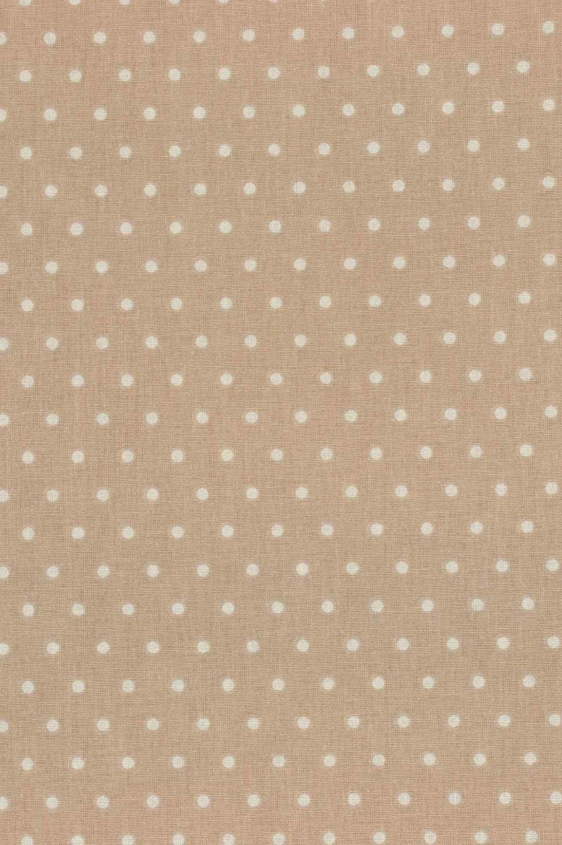 Raindrops Cream on Beige Fabric