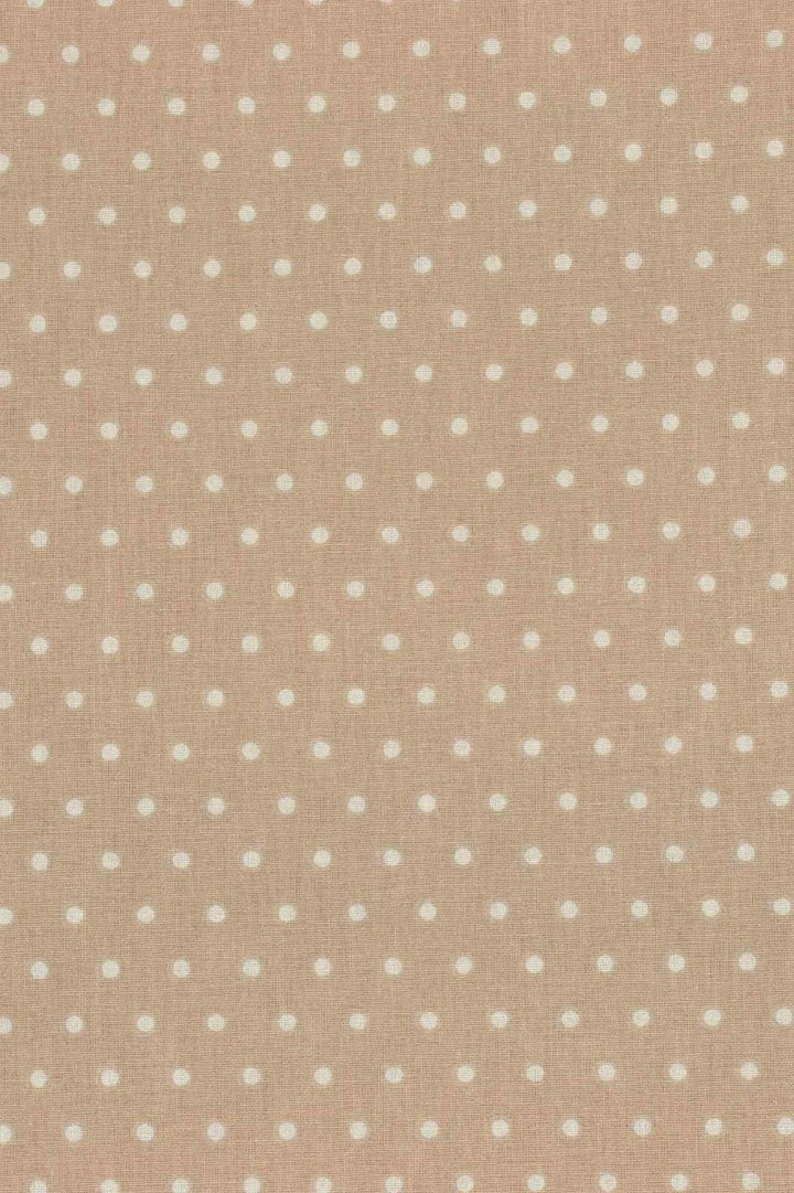 Raindrops Cream on Beige Fabric