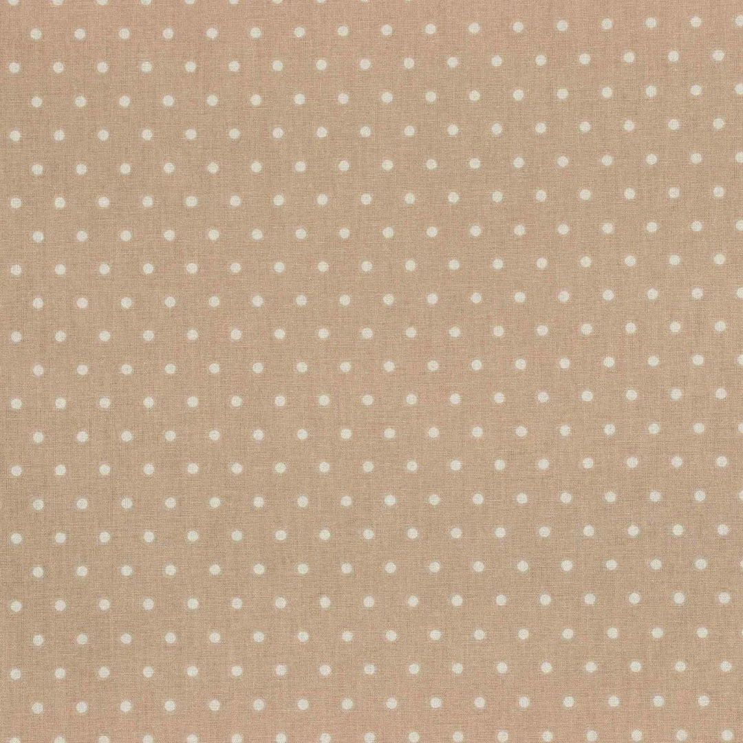 Raindrops Cream on Beige Fabric