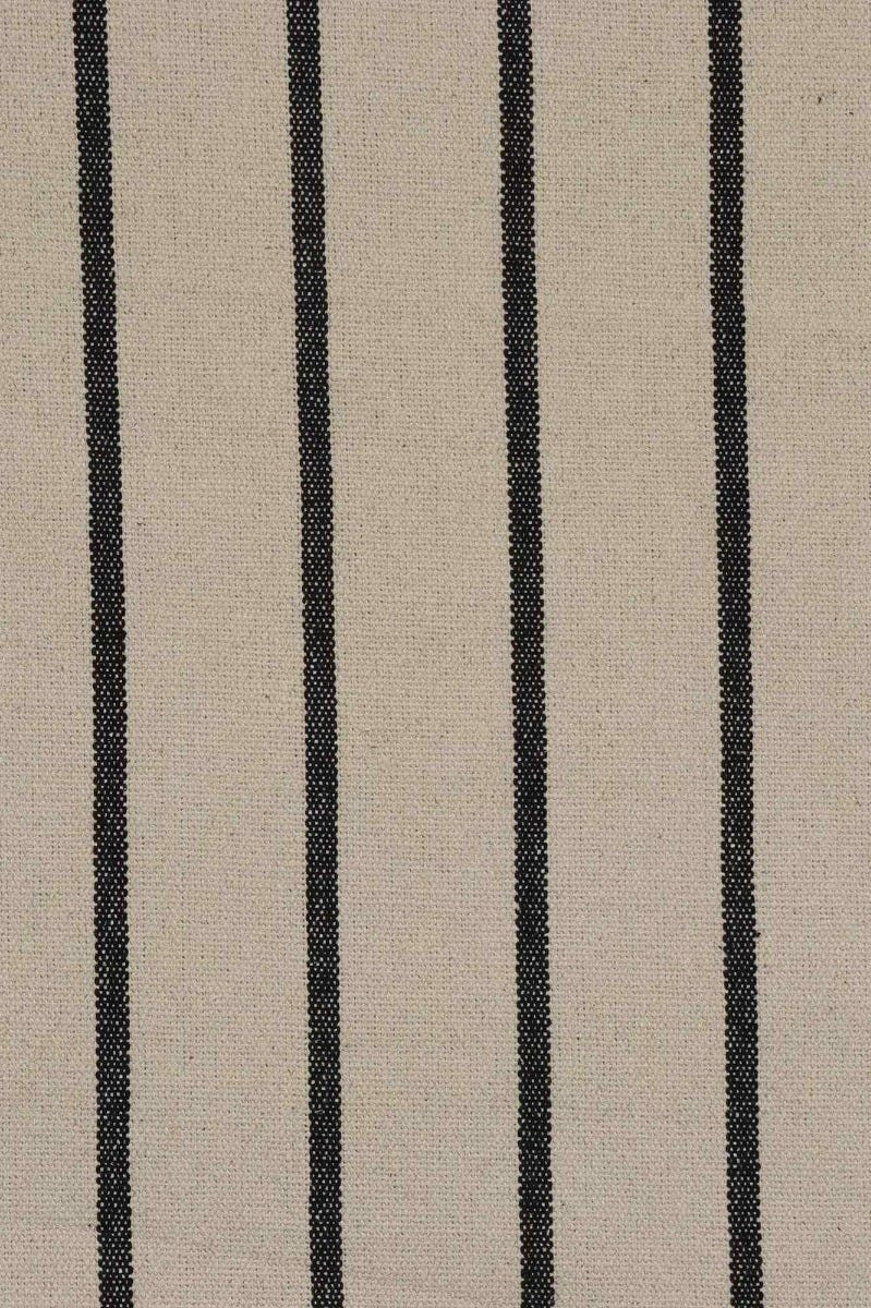 Austin Deck Stripe Charcoal Fabric