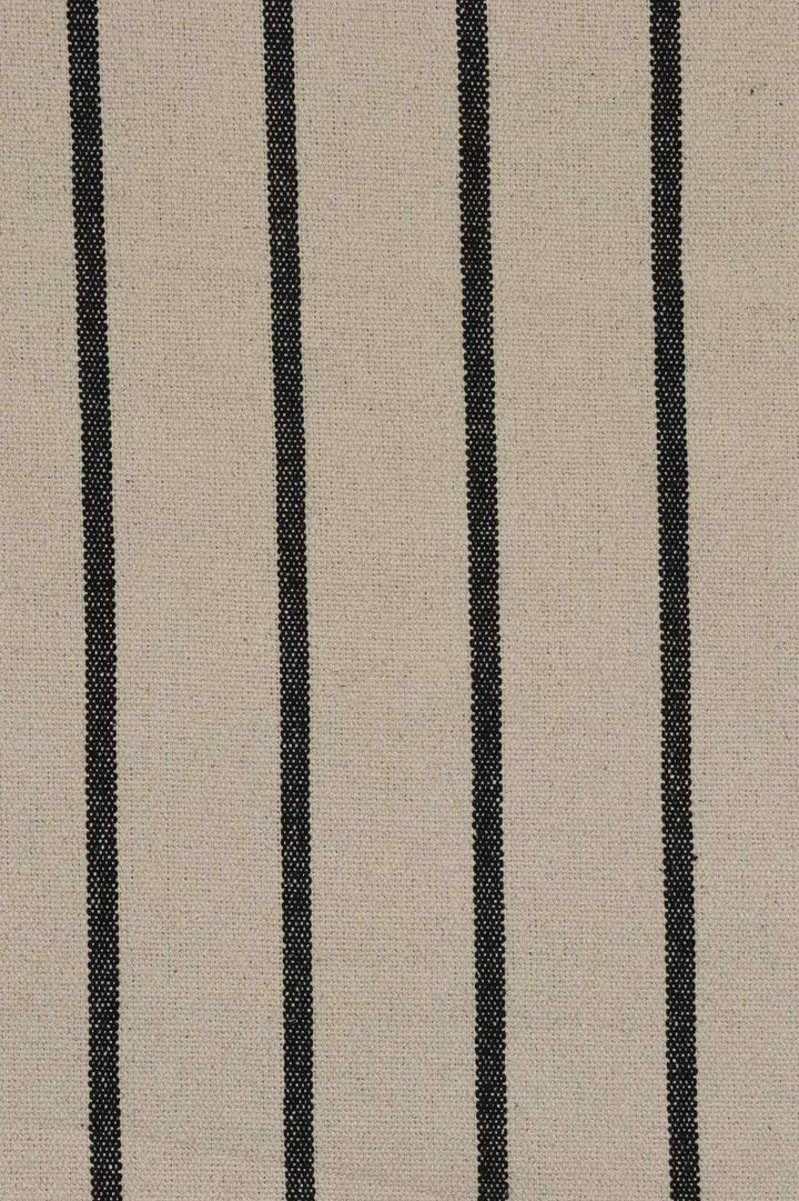 Austin Deck Stripe Charcoal Fabric