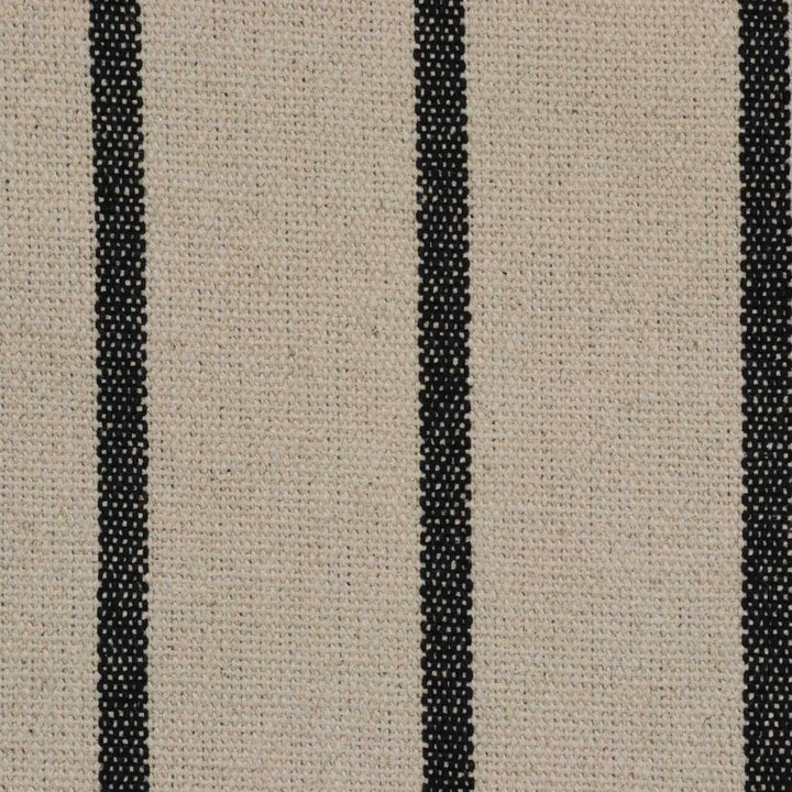 Austin Deck Stripe Charcoal Fabric