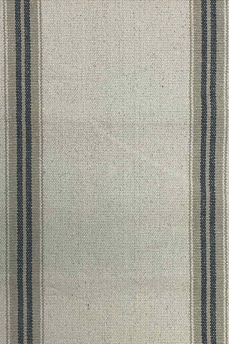 Donan Stripe Grey Fabric