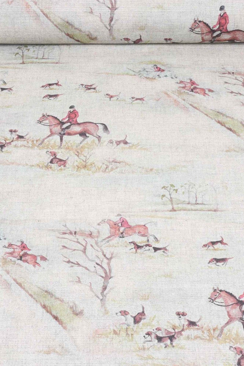 The Hunt Ottoman Fabric