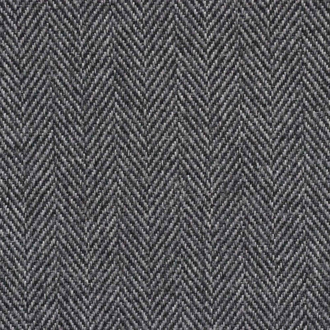 Herringbone Collection Charcoal Fabric