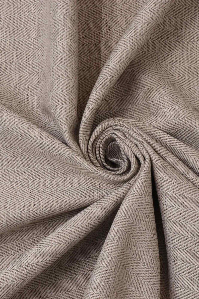 Herringbone Collection Ivory Fabric