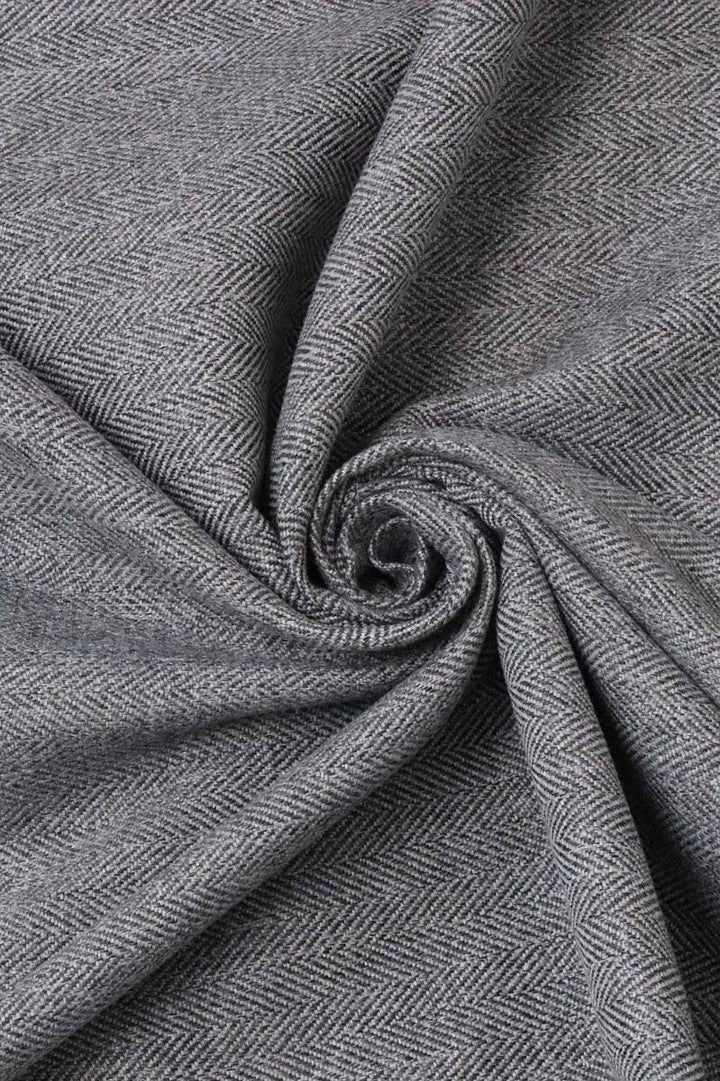 Herringbone Collection Steel Fabric