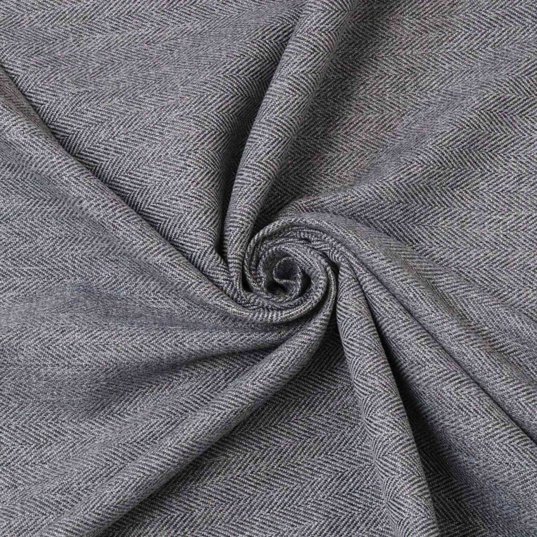 Herringbone Collection Steel Fabric