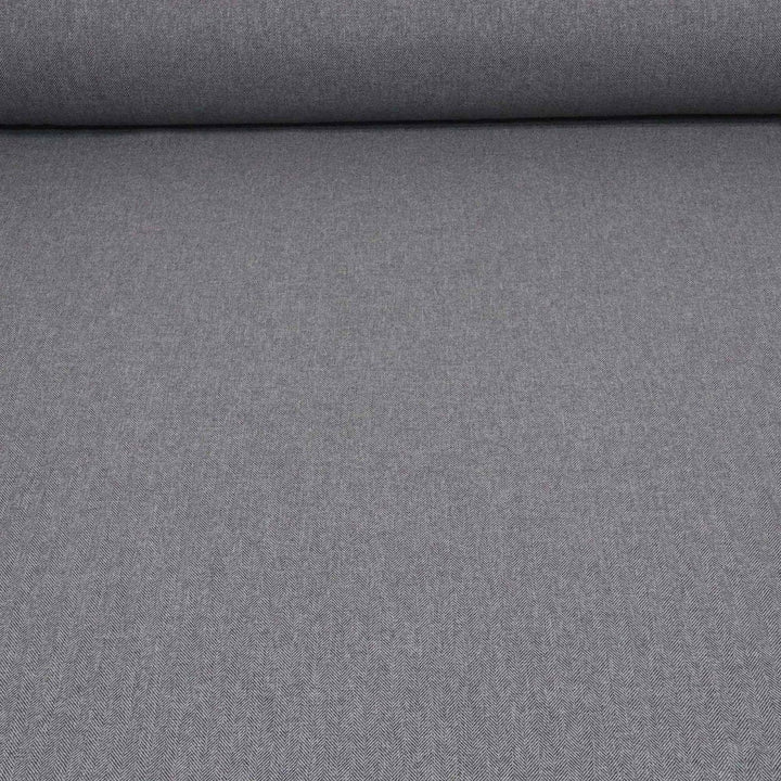 Herringbone Collection Steel Fabric