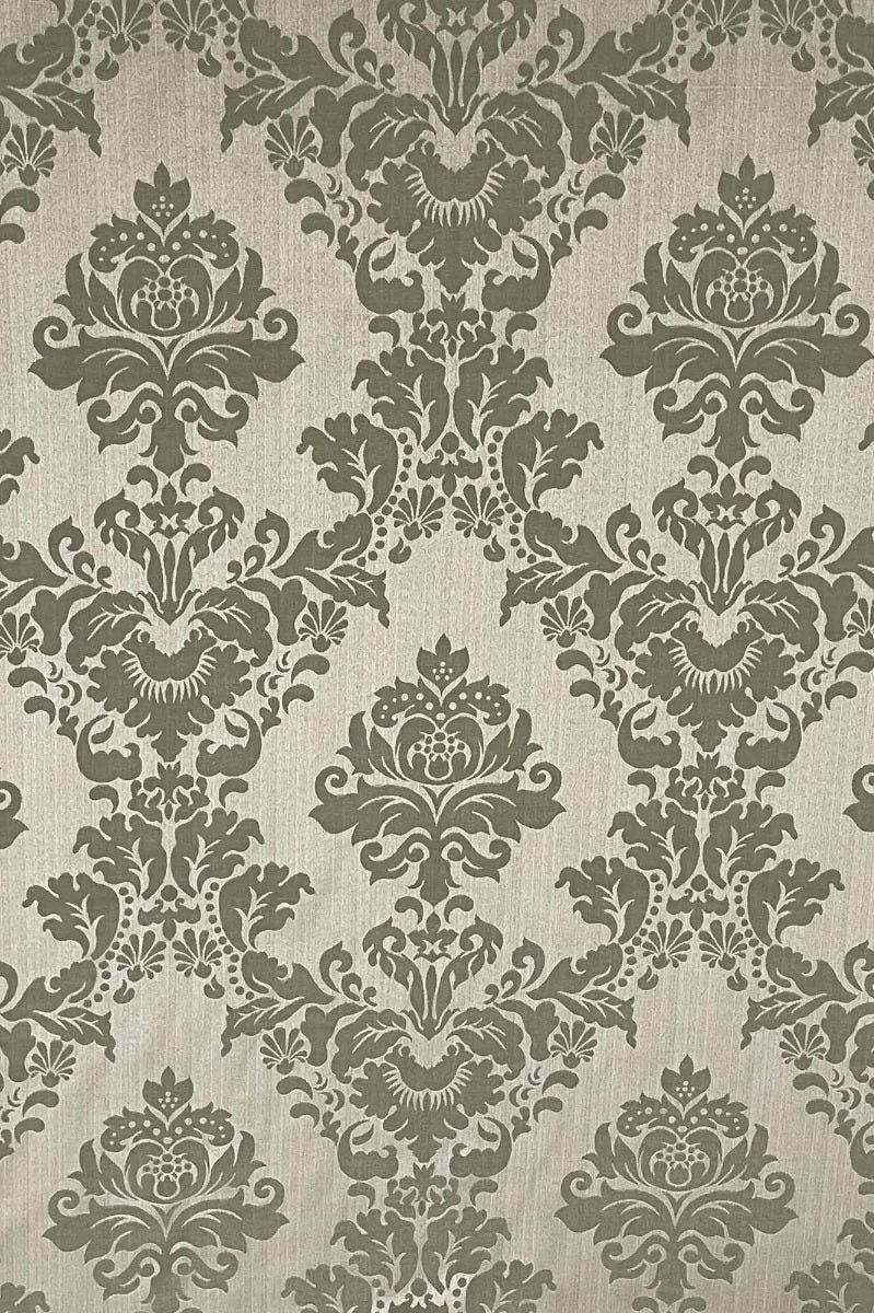 Madagascar Damask Gold Fabric