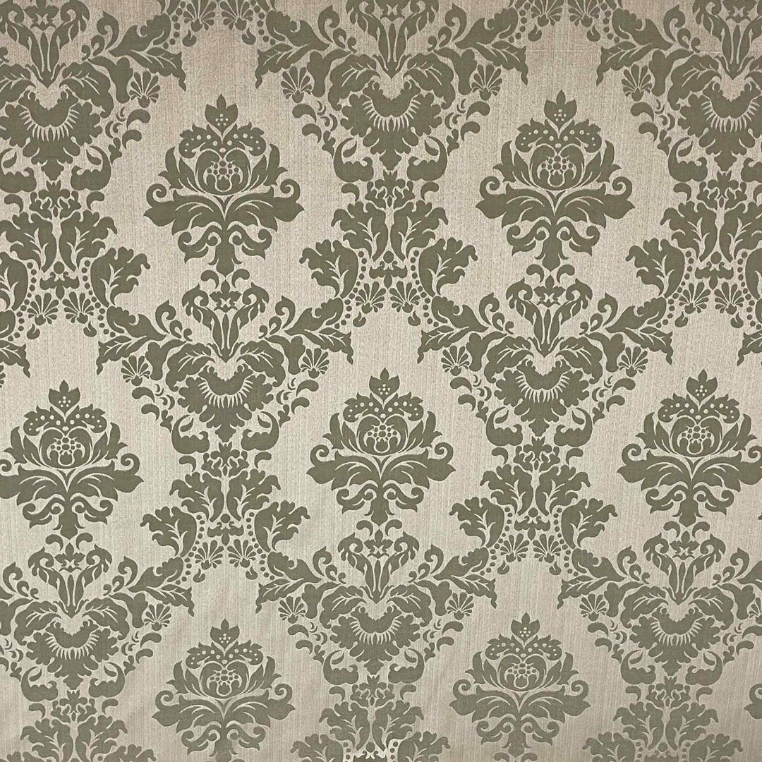 Madagascar Damask Gold Fabric