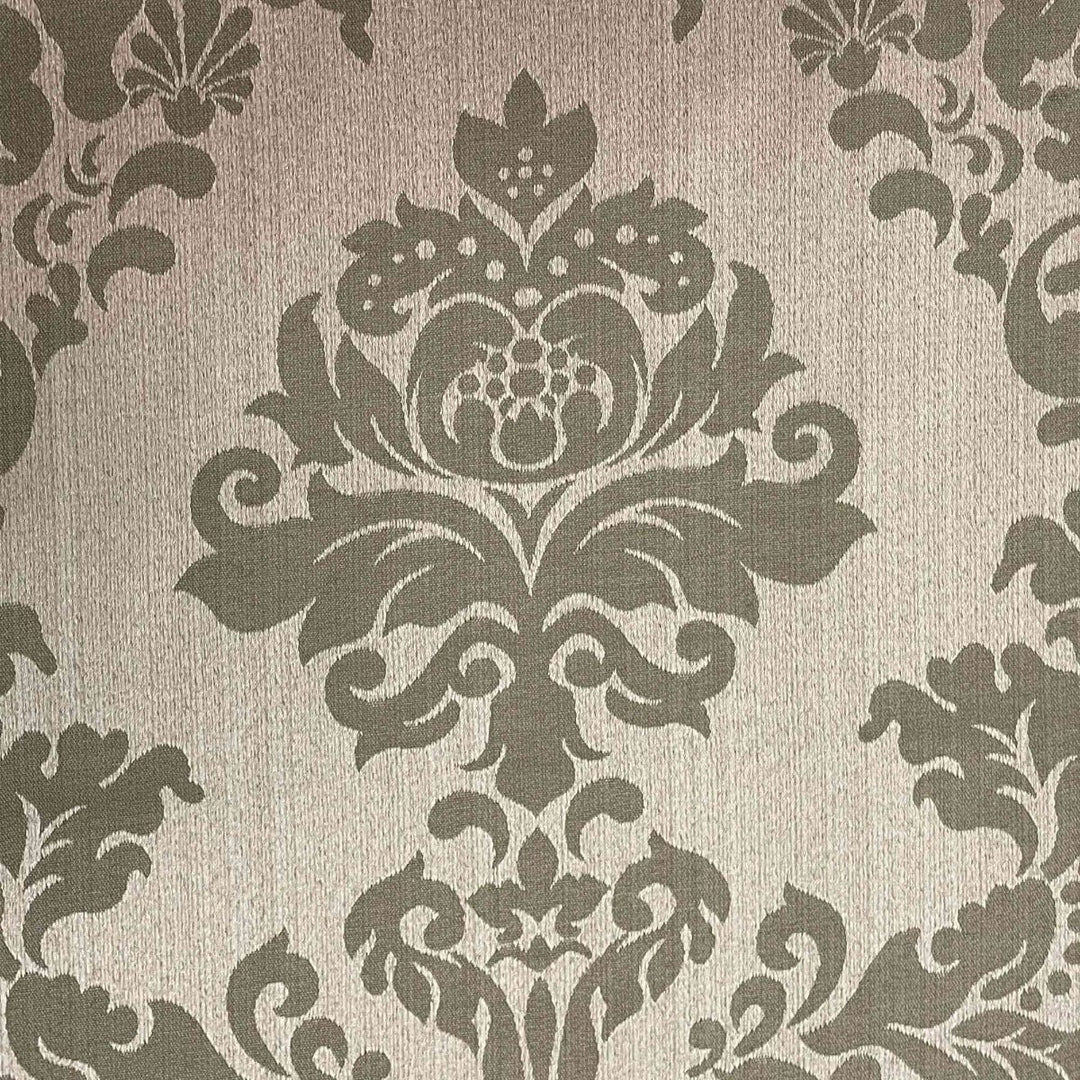 Madagascar Damask Gold Fabric